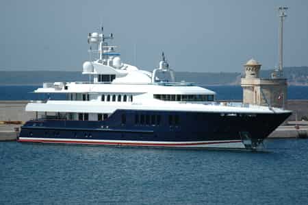 Sirona III by Oceanfast, owned by Micky Arison, with the net worth of $40 Million